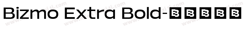 Bizmo Extra Bold字体转换